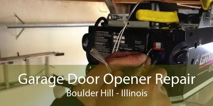 Garage Door Opener Repair Boulder Hill - Illinois