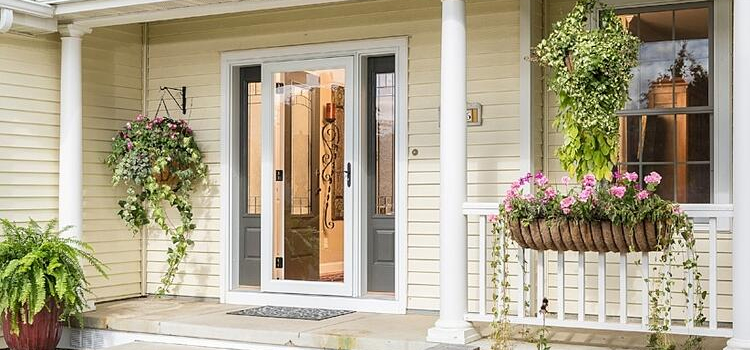screen door installation in Eola